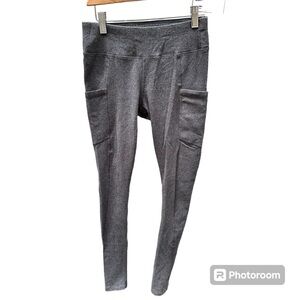 Pact Heathered Gray‎ Leggings Pockets Size XS
